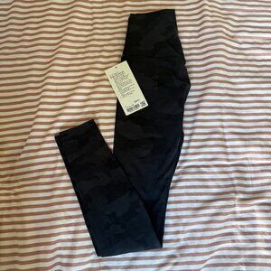 Lululemon Align 28” - Size 4 - NWT - Black Camo (Heritage 365 Camo)